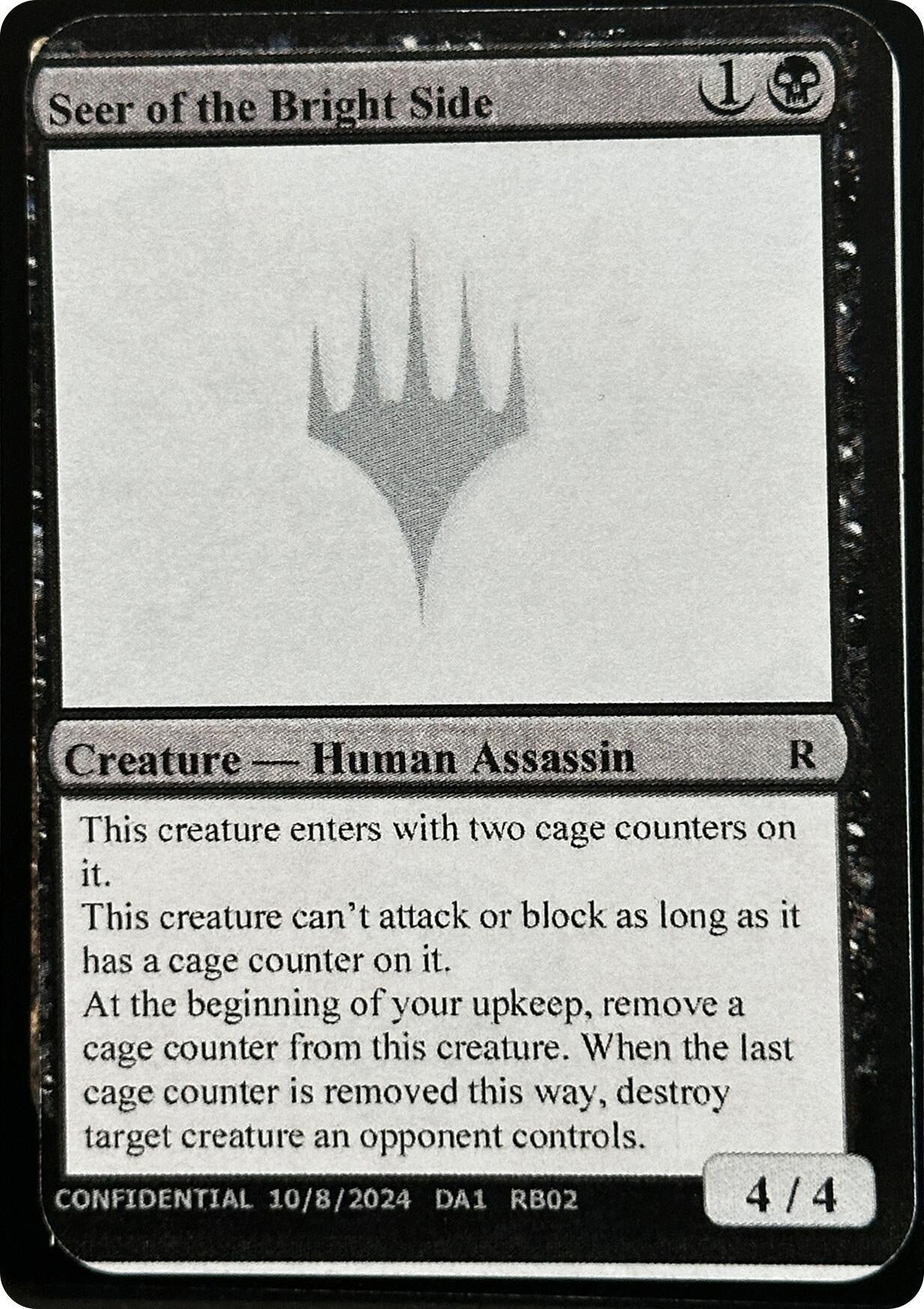 Image for Seer of the Bright Side [Un-Known Event Playtest Cards] - Magic: The Gathering