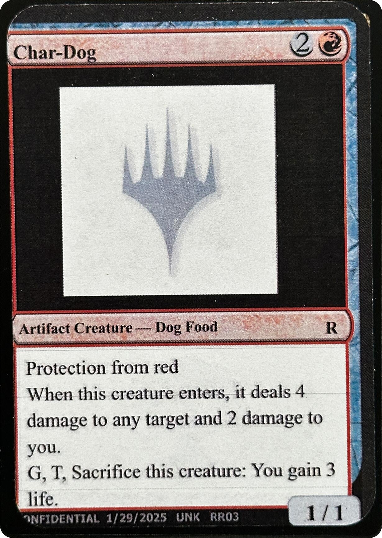 Image for Char-Dog [Un-Known Event Playtest Cards] - Magic: The Gathering