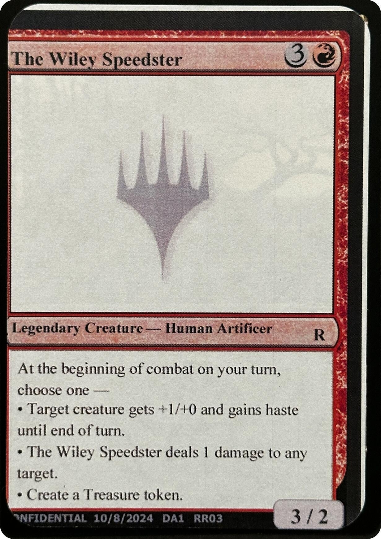 Image for The Wiley Speedster [Un-Known Event Playtest Cards] - Magic: The Gathering