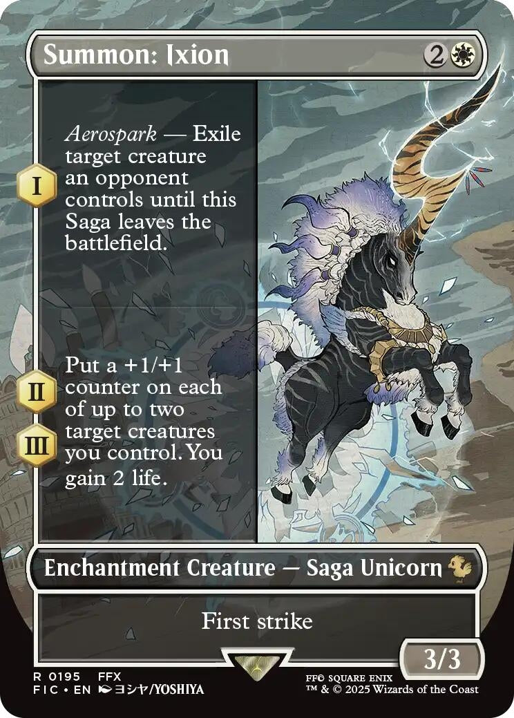 Image for Summon: Ixion (Borderless) (195) [FINAL FANTASY] - Magic: The Gathering