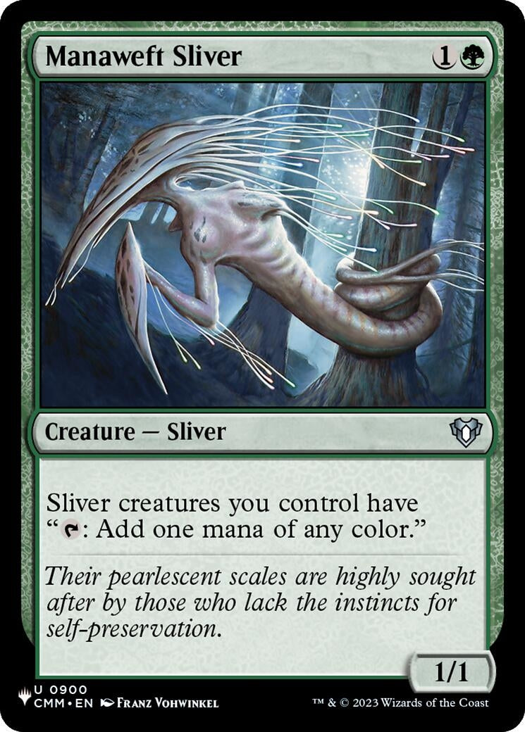 Image for Manaweft Sliver (CMM) (900) [The List Reprints] - Magic: The Gathering