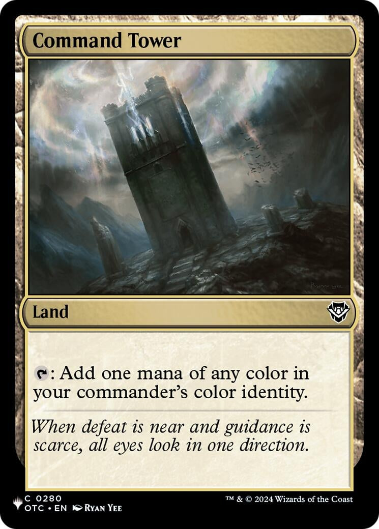 Image for Command Tower (OTC) (280) [The List Reprints] - Magic: The Gathering