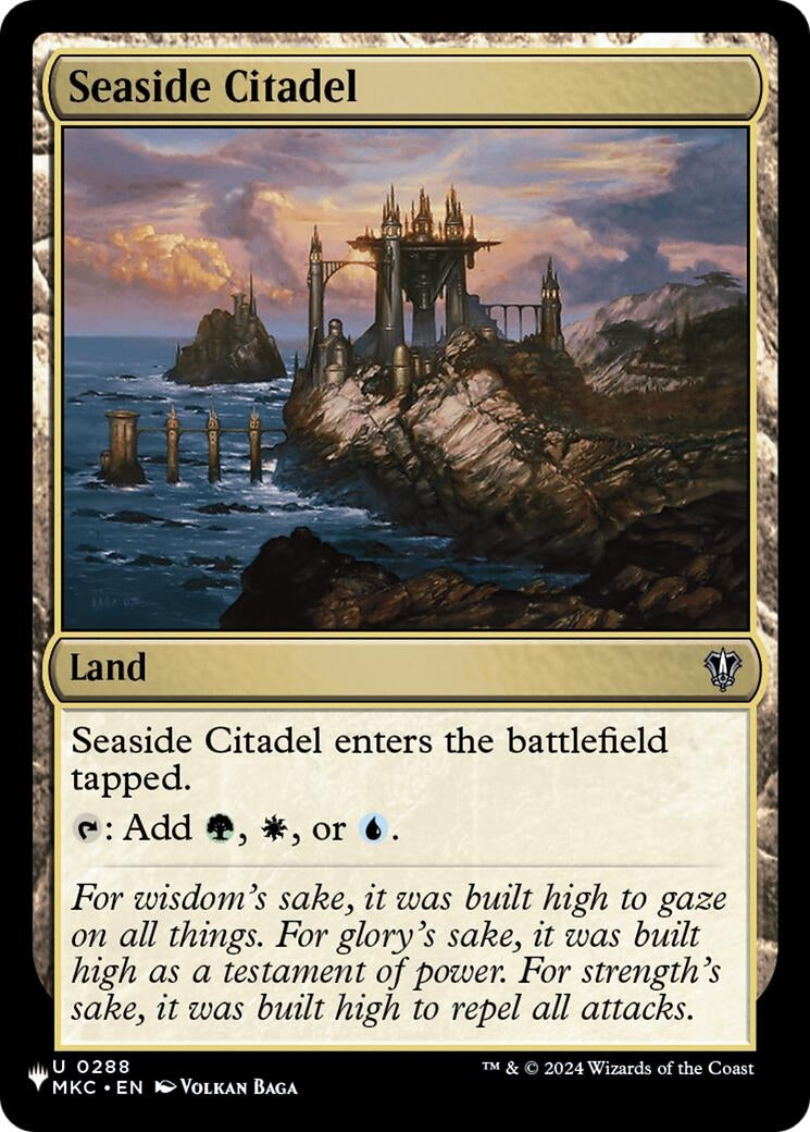 Image for Seaside Citadel (MKC) (288) [The List Reprints] - Magic: The Gathering