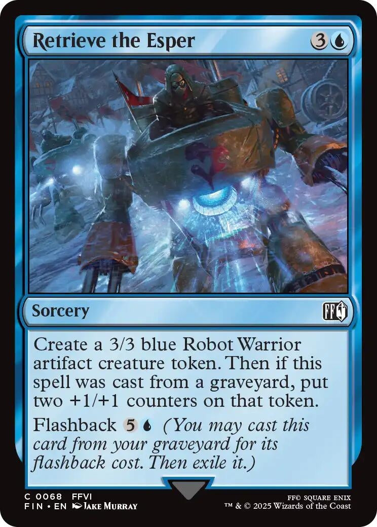 Image for Retrieve the Esper (68) [FINAL FANTASY] - Magic: The Gathering