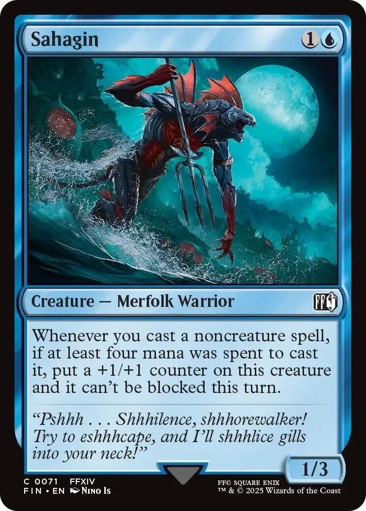 Image for Sahagin (71) [FINAL FANTASY] - Magic: The Gathering
