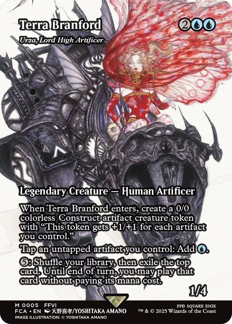Image for Terra Branford - Urza, Lord High Artificer (Showcase) (5) [FINAL FANTASY: Through the Ages] - Magic: The Gathering