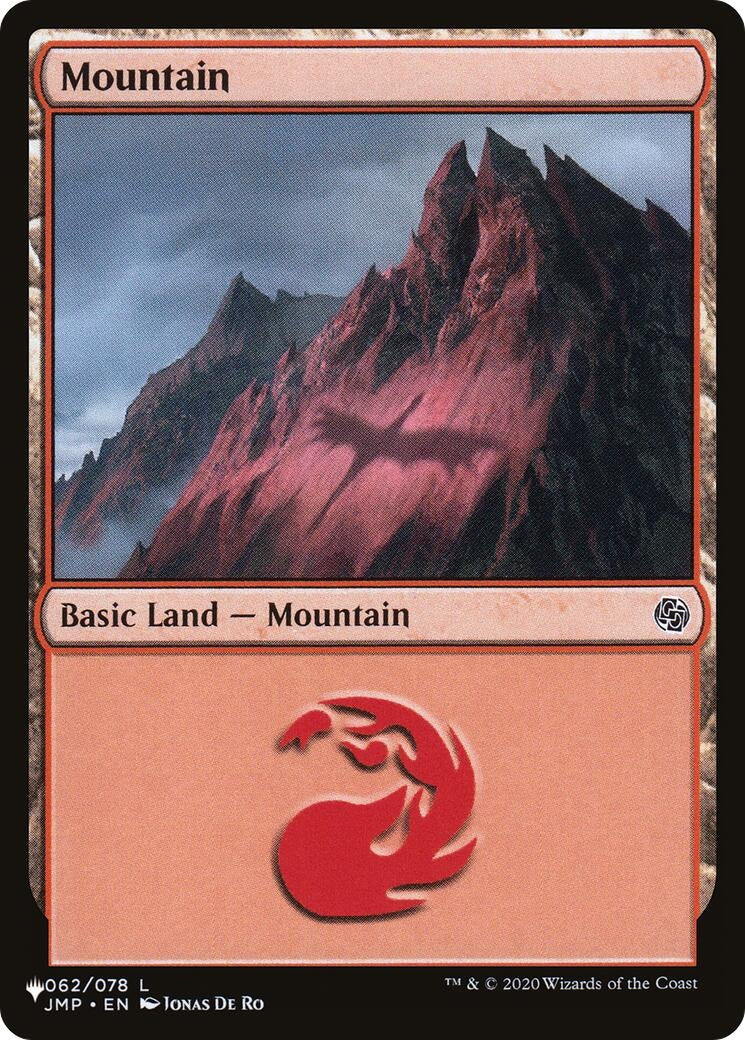 Image for Mountain (062) (JMP) (062/078) [The List Reprints] - Magic: The Gathering