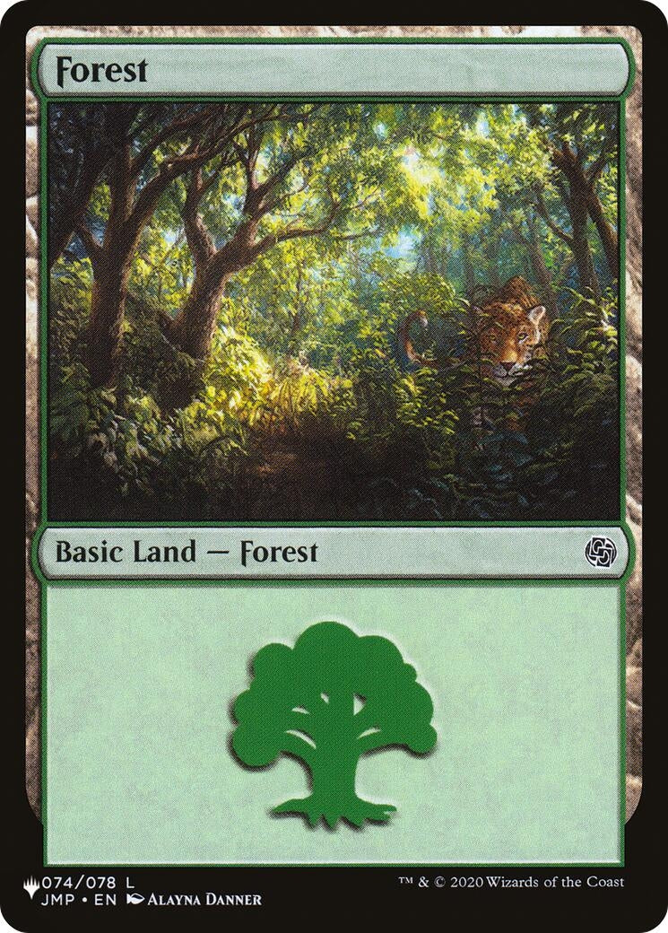 Image for Forest (074) (JMP) (074/078) [The List Reprints] - Magic: The Gathering