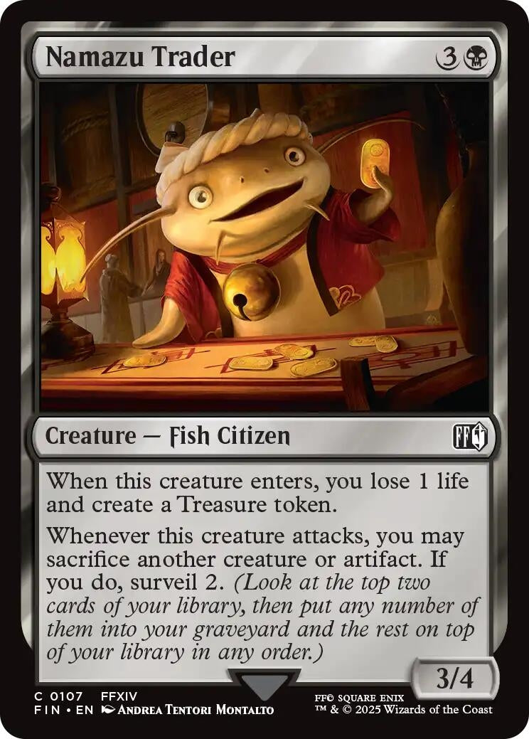 Image for Namazu Trader (107) [FINAL FANTASY] - Magic: The Gathering