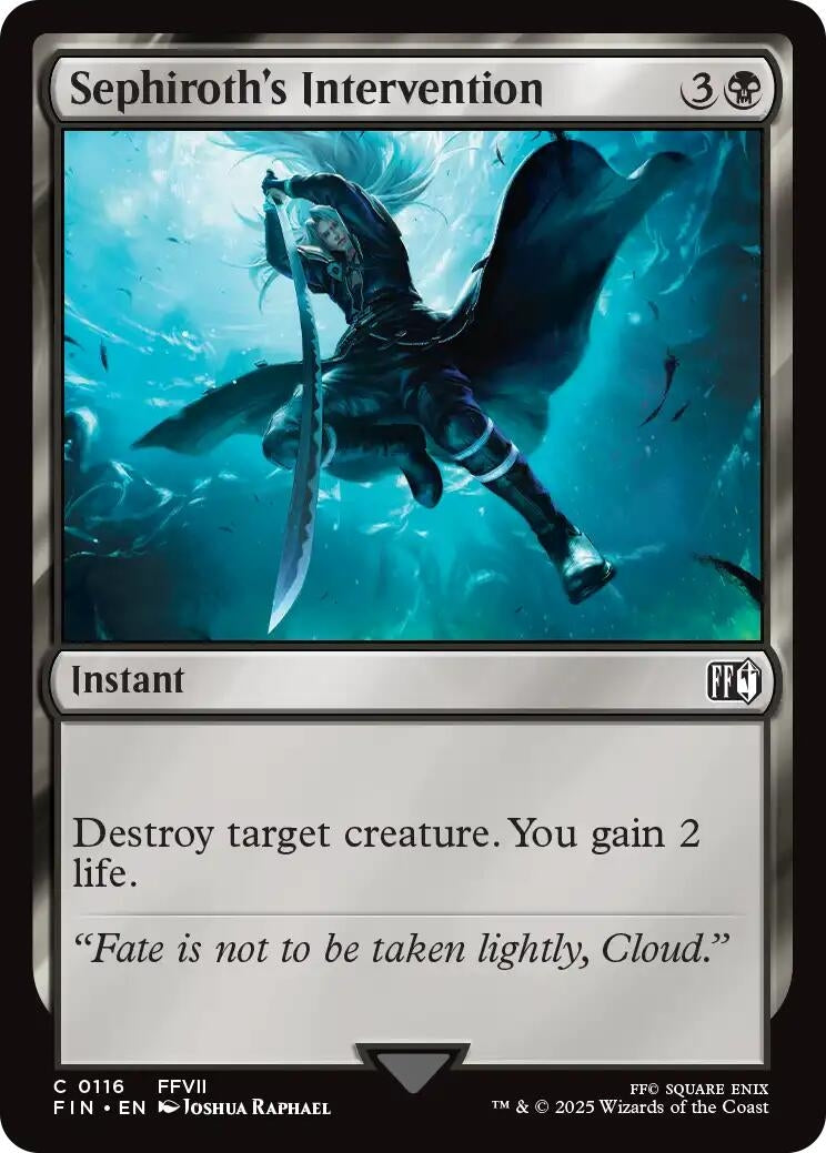 Image for Sephiroth's Intervention (116) [FINAL FANTASY] - Magic: The Gathering