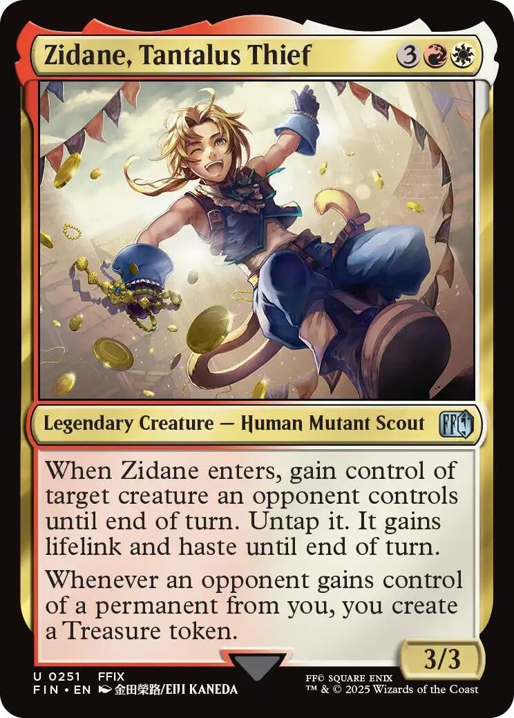 Image for Zidane, Tantalus Thief (251) [FINAL FANTASY] - Magic: The Gathering