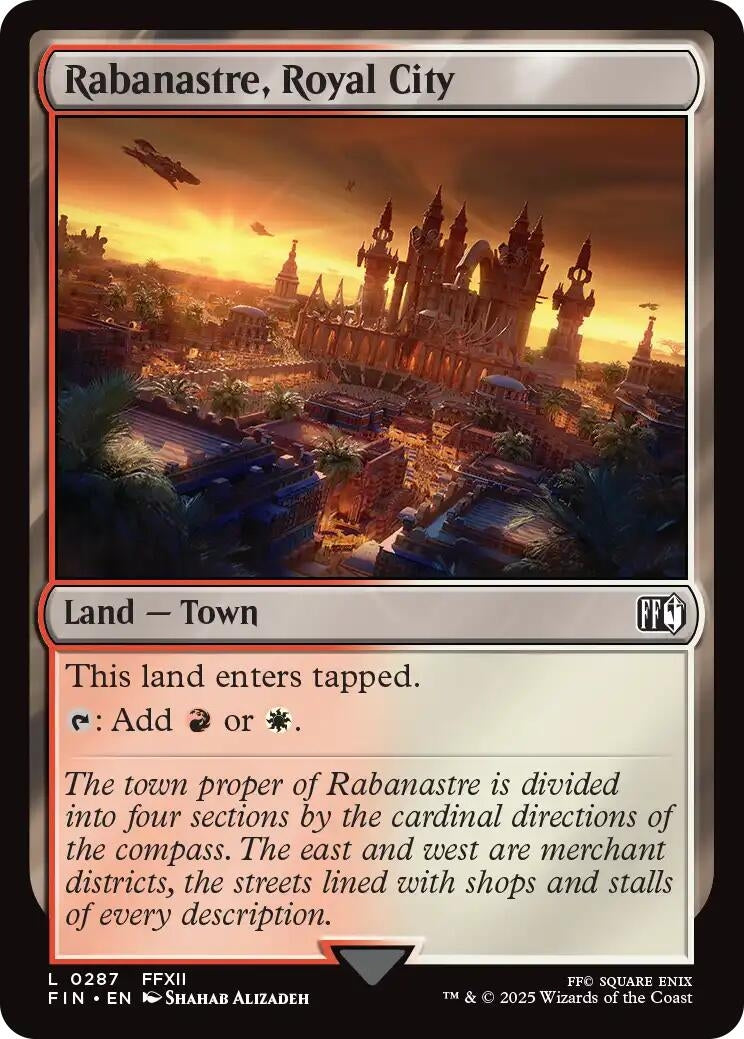 Image for Rabanastre, Royal City (287) [FINAL FANTASY] - Magic: The Gathering
