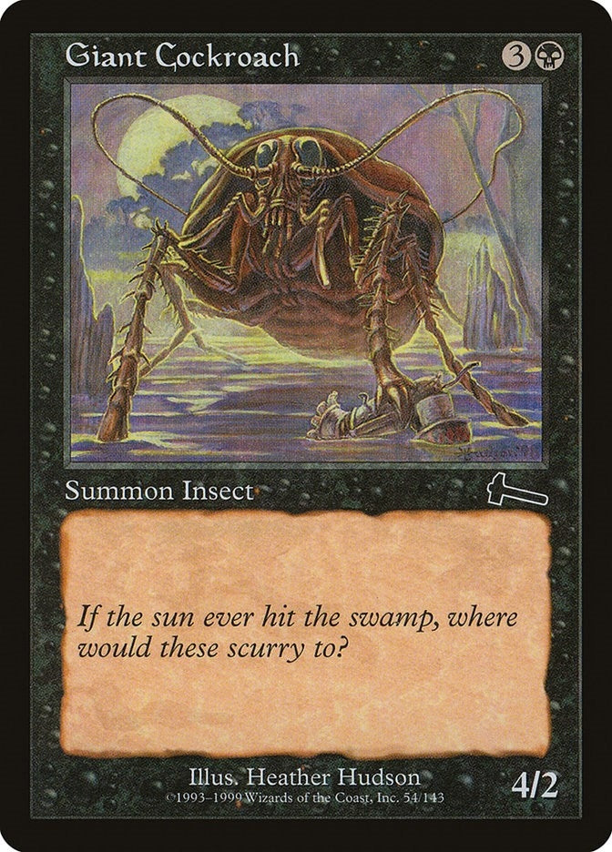 Image for Giant Cockroach (54) [Urza's Legacy] - Magic: The Gathering