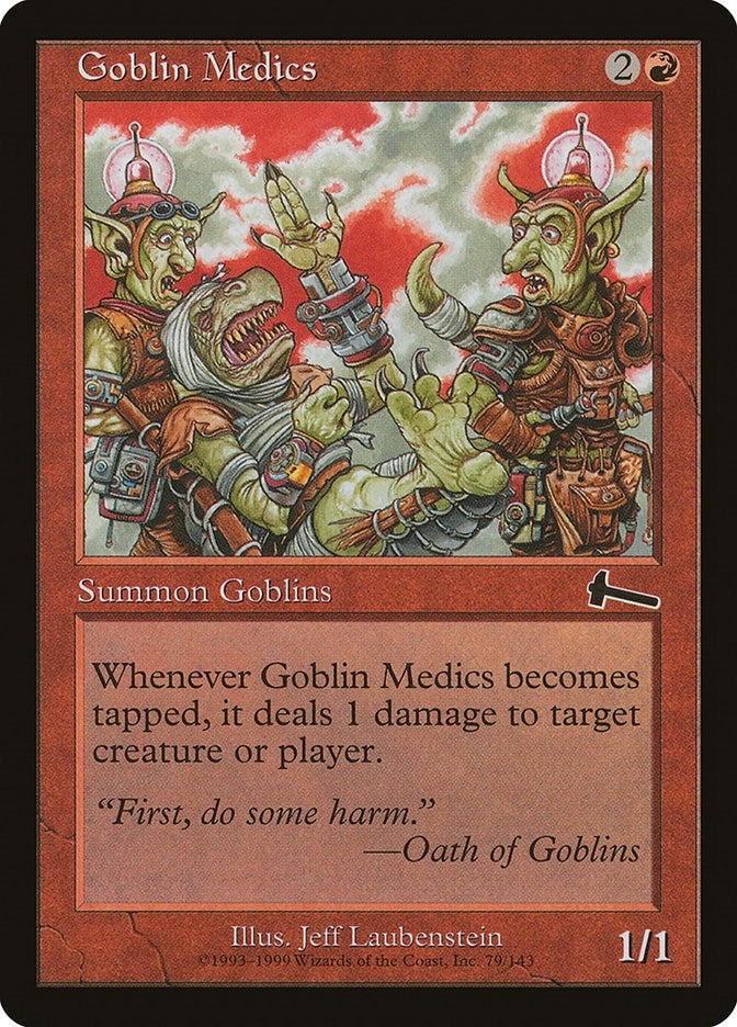 Image for Goblin Medics (79) [Urza's Legacy] - Magic: The Gathering