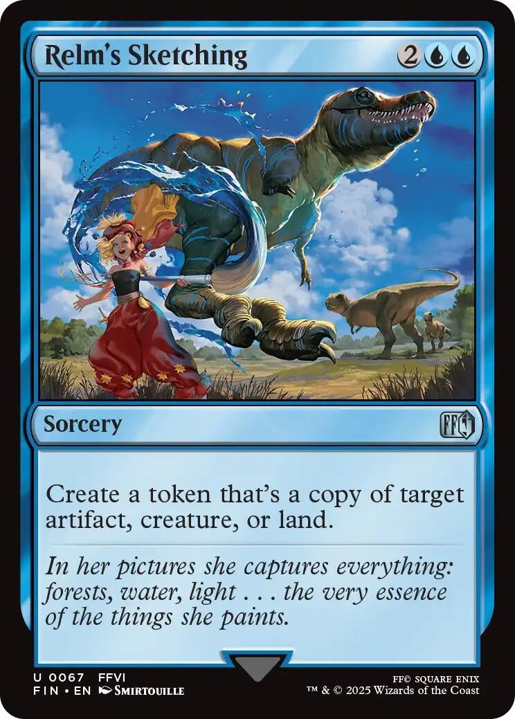 Image for Relm's Sketching (67) [FINAL FANTASY] - Magic: The Gathering