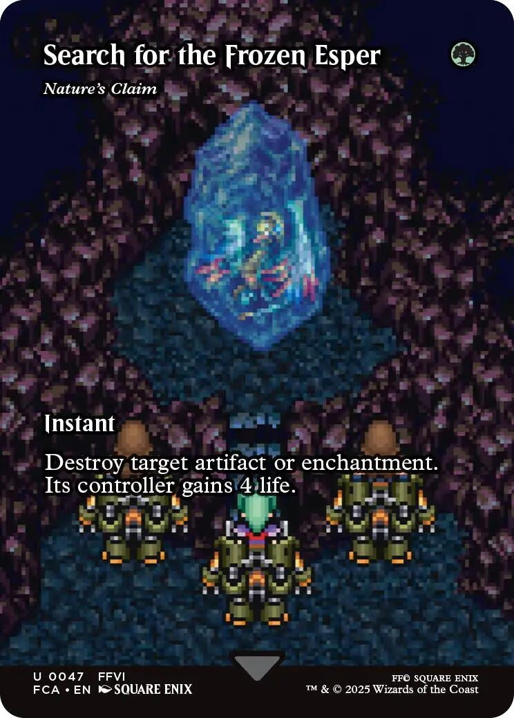Image for Search for the Frozen Esper - Nature's Claim (Showcase) (47) [FINAL FANTASY: Through the Ages] - Magic: The Gathering