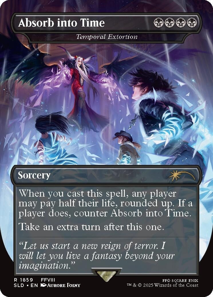 Image for Absorb into Time - Temporal Extortion (1859) [Secret Lair Drop Series] - Magic: The Gathering