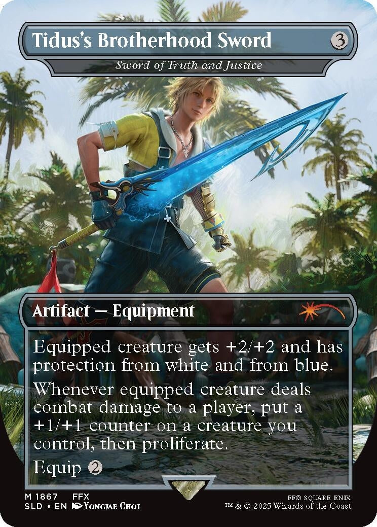 Image for Tidus's Brotherhood Sword - Sword of Truth and Justice (1867) [Secret Lair Drop Series] - Magic: The Gathering