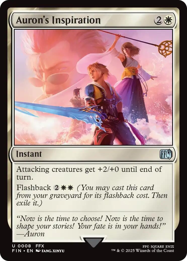 Image for Auron's Inspiration (8) [FINAL FANTASY] - Magic: The Gathering