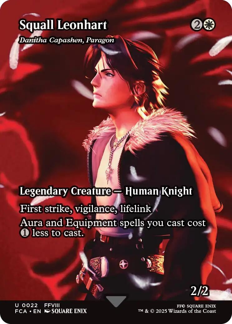 Image for Squall Leonhart - Danitha Capashen, Paragon (Showcase) (22) [FINAL FANTASY: Through the Ages] - Magic: The Gathering
