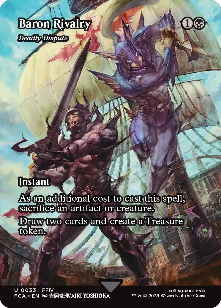 Image for Baron Rivalry - Deadly Dispute (Showcase) (33) [FINAL FANTASY: Through the Ages] - Magic: The Gathering
