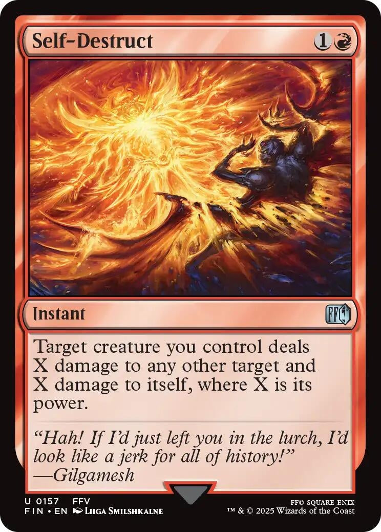 Image for Self-Destruct (157) [FINAL FANTASY] - Magic: The Gathering