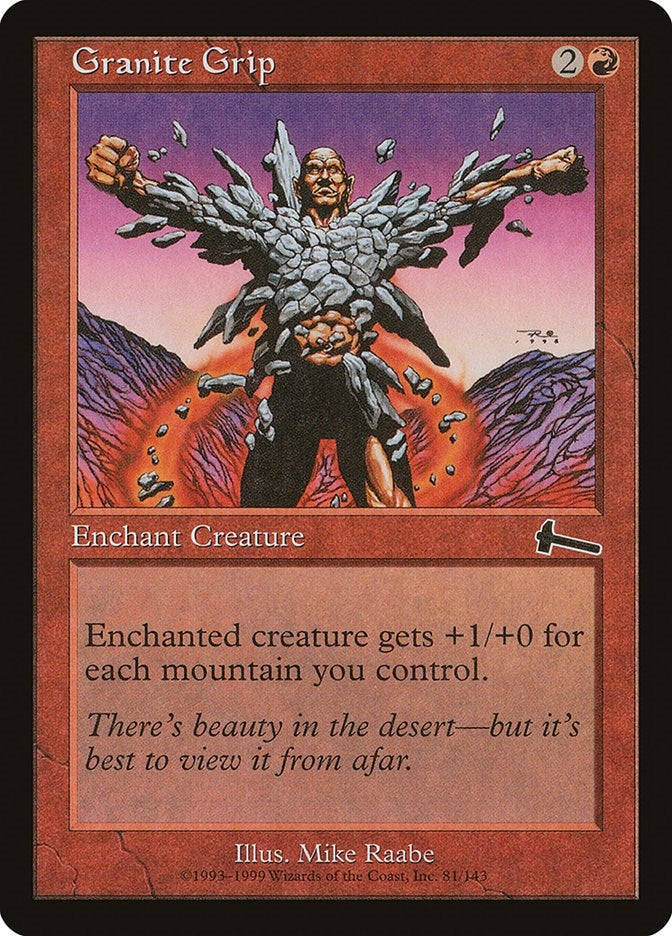 Image for Granite Grip (81) [Urza's Legacy] - Magic: The Gathering