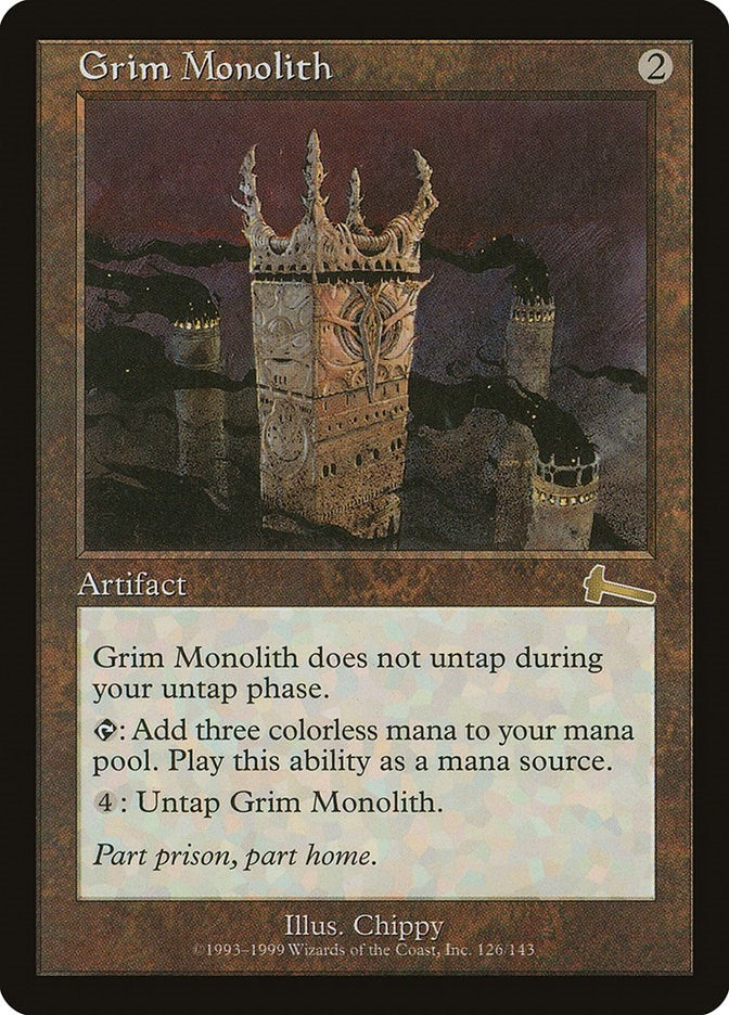 Image for Grim Monolith (126) [Urza's Legacy] - Magic: The Gathering