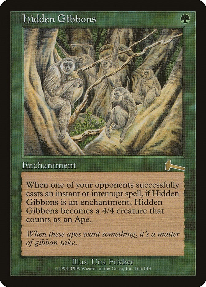 Image for Hidden Gibbons (104) [Urza's Legacy] - Magic: The Gathering
