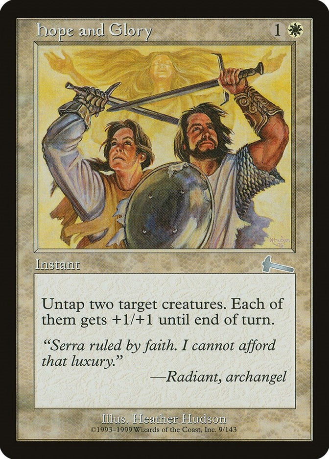 Image for Hope and Glory (9) [Urza's Legacy] - Magic: The Gathering