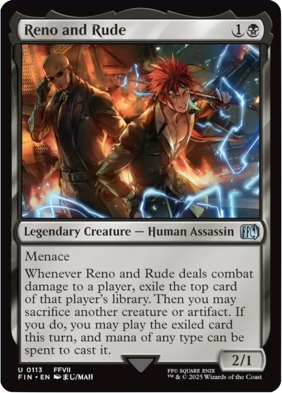 Image for Reno and Rude (113) [FINAL FANTASY] - Magic: The Gathering