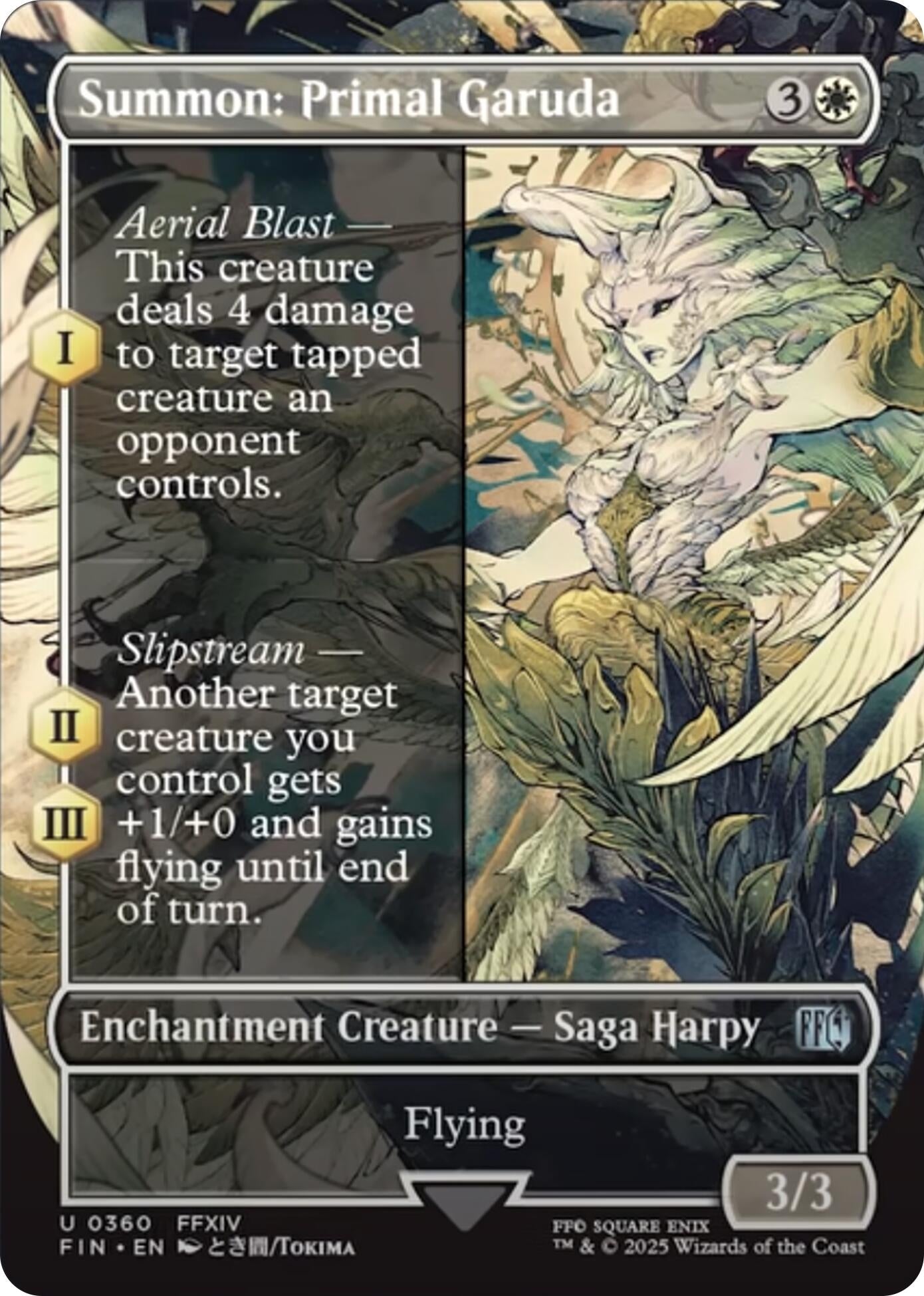 Image for Summon: Primal Garuda (Borderless) (360) [FINAL FANTASY] - Magic: The Gathering