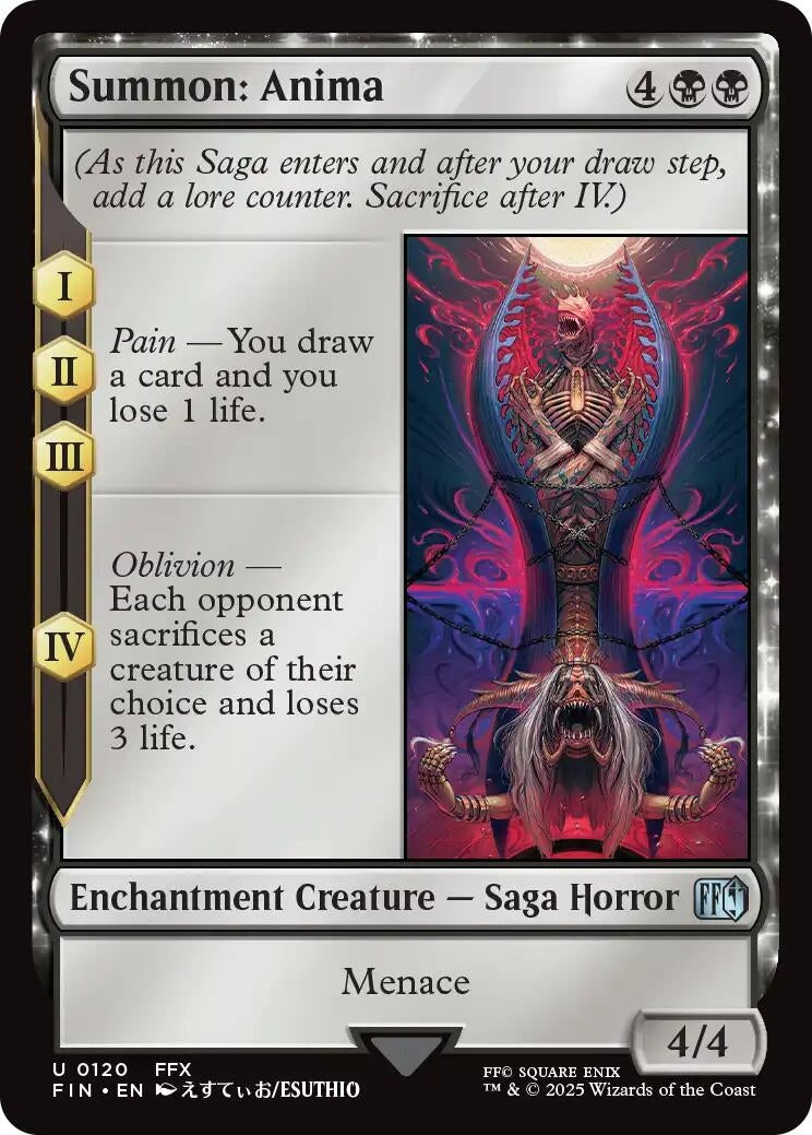 Image for Summon: Anima (120) [FINAL FANTASY] - Magic: The Gathering