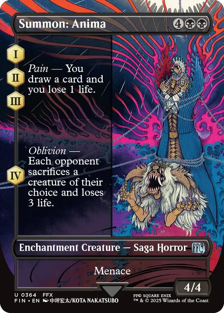 Image for Summon: Anima (Borderless) (364) [FINAL FANTASY] - Magic: The Gathering