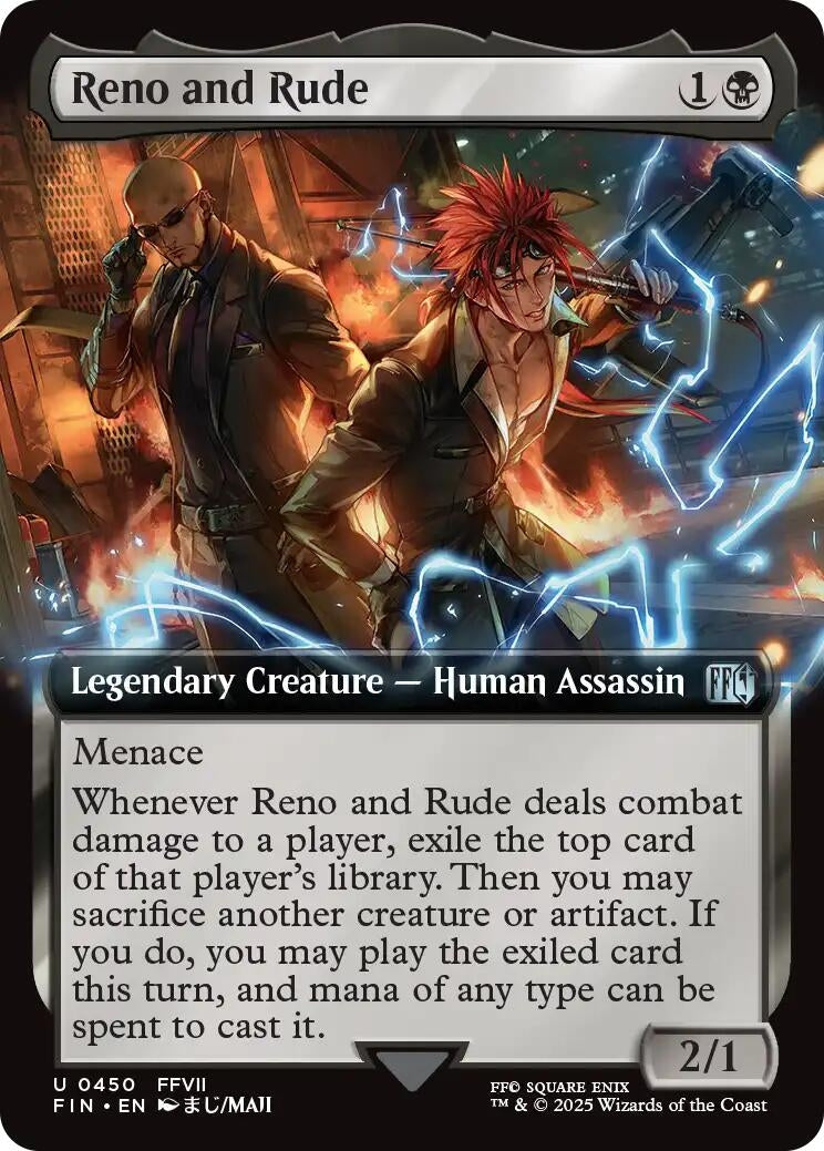 Image for Reno and Rude (Extended Art) (450) [FINAL FANTASY] - Magic: The Gathering