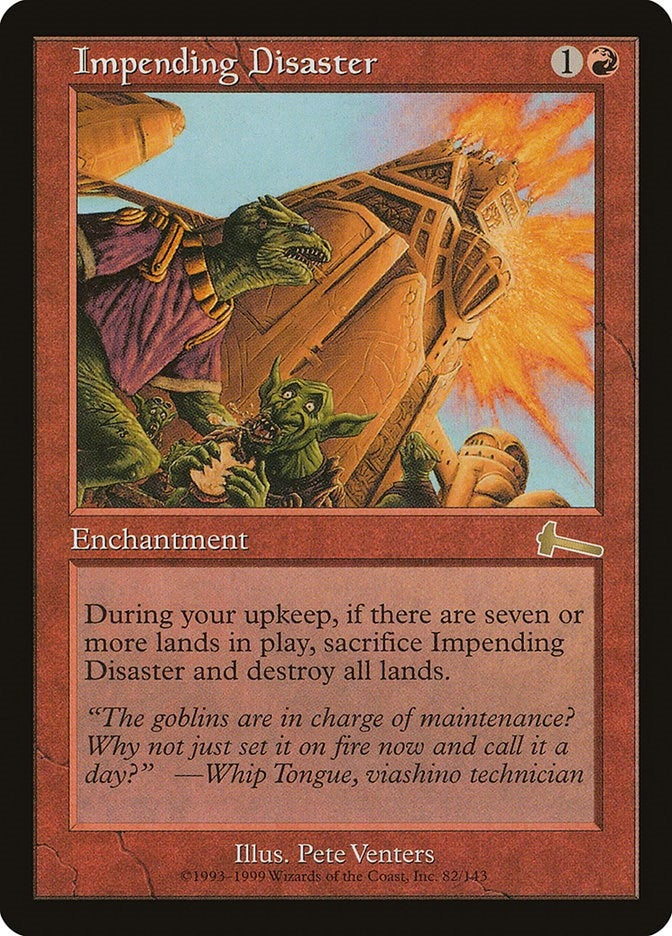 Image for Impending Disaster (82) [Urza's Legacy] - Magic: The Gathering