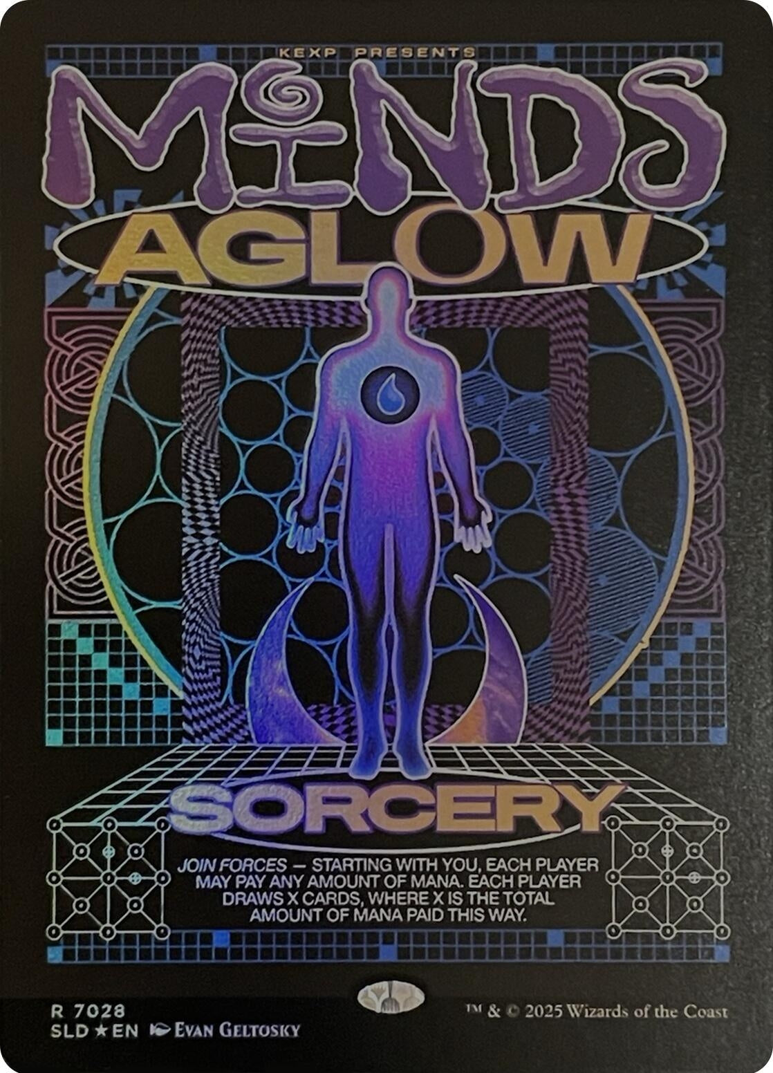 Image for Minds Aglow (Rainbow Foil) (7028) [Secret Lair Drop Series] - Magic: The Gathering