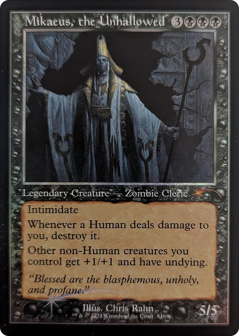 Image for Mikaeus, the Unhallowed (Retro Frame) (846) [Secret Lair Drop Series] - Magic: The Gathering