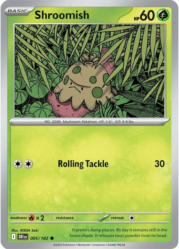 Image for Shroomish (005/182) [SV10: Destined Rivals] - Pokemon