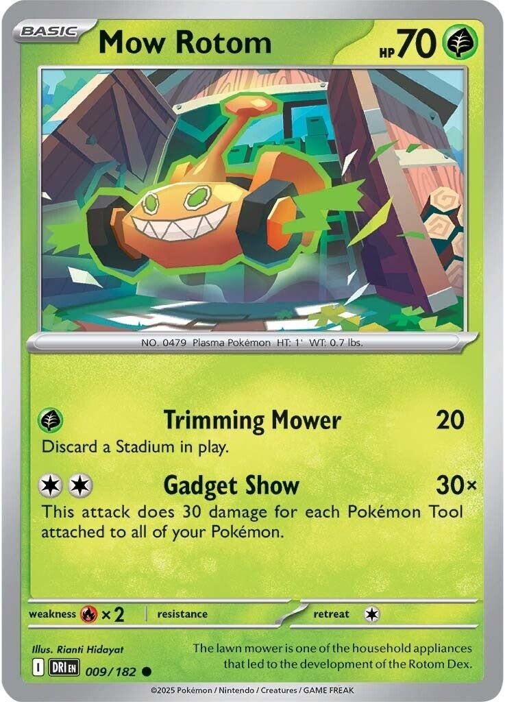 Image for Mow Rotom (009/182) [SV10: Destined Rivals] - Pokemon