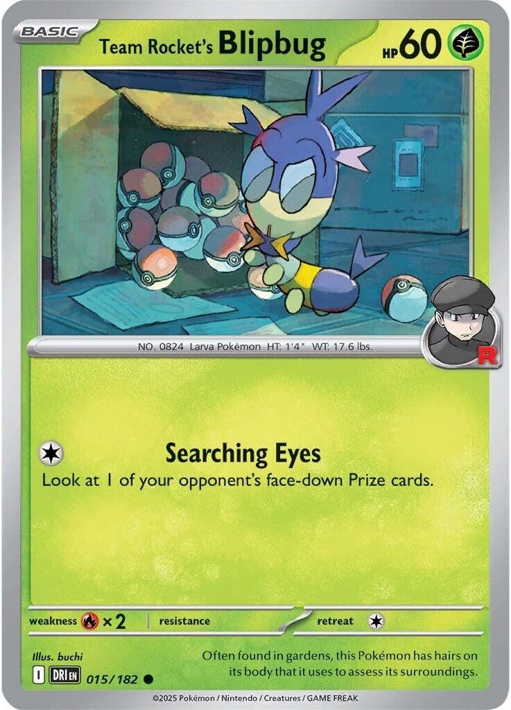 Image for Team Rocket's Blipbug (015/182) [SV10: Destined Rivals] - Pokemon