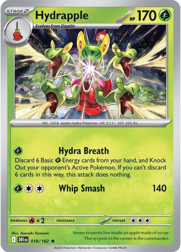 Image for Hydrapple (018/182) [SV10: Destined Rivals] - Pokemon