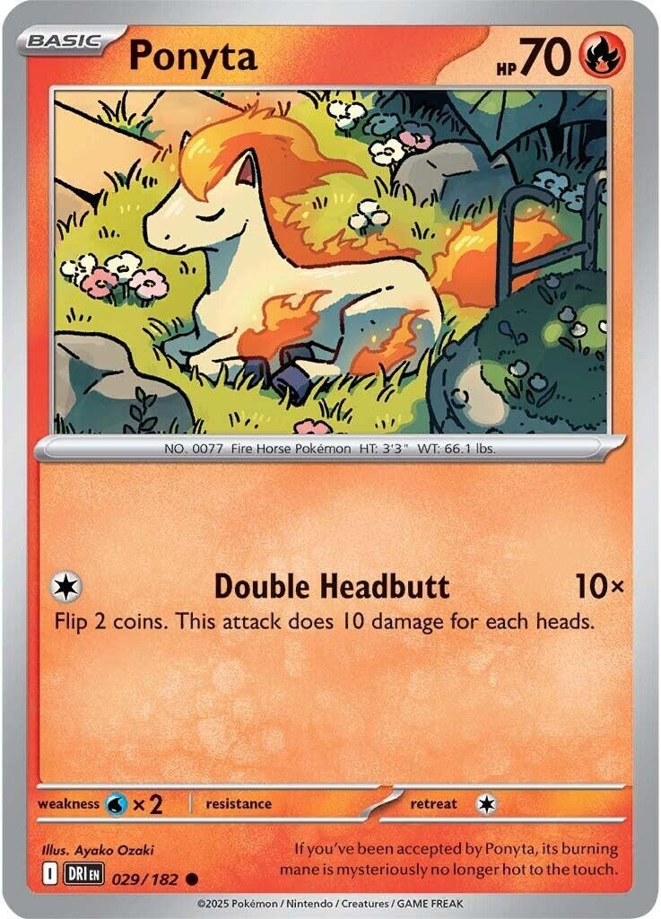 Image for Ponyta (029/182) [SV10: Destined Rivals] - Pokemon