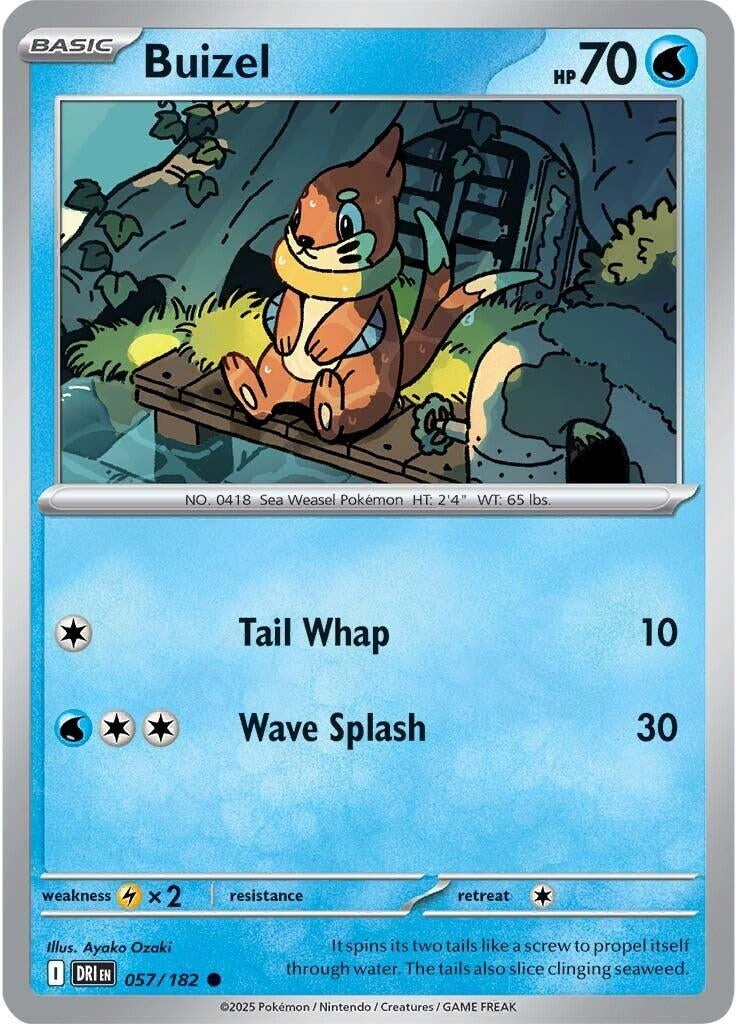 Image for Buizel (057/182) [SV10: Destined Rivals] - Pokemon