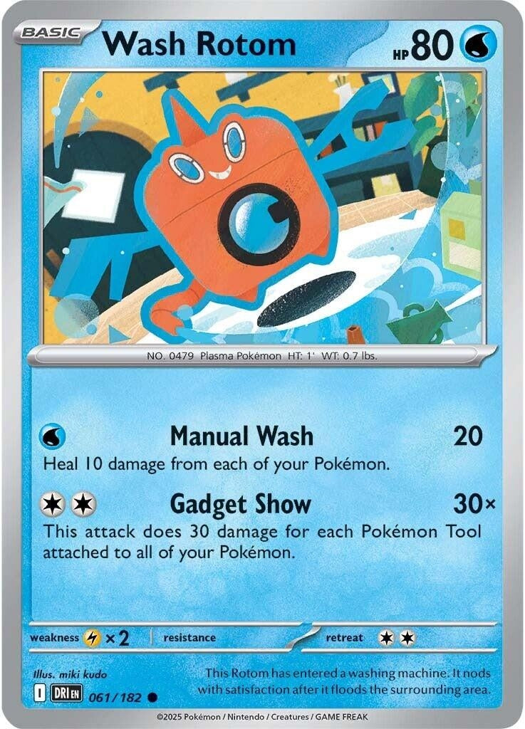 Image for Wash Rotom (061/182) [SV10: Destined Rivals] - Pokemon