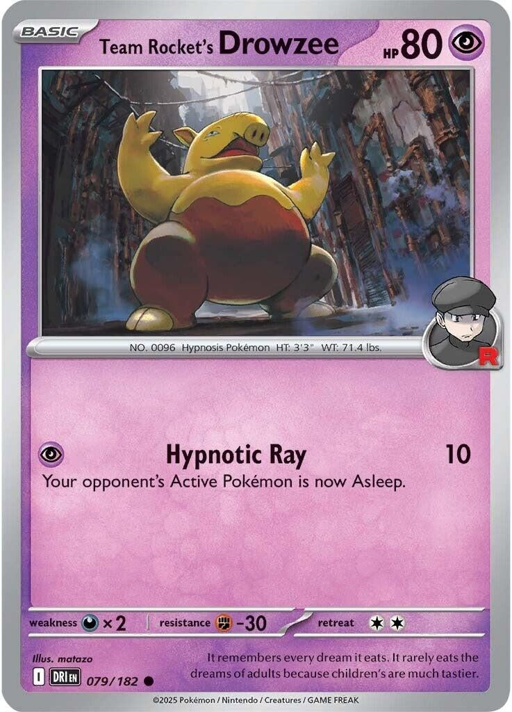 Image for Team Rocket's Drowzee (079/182) [SV10: Destined Rivals] - Pokemon