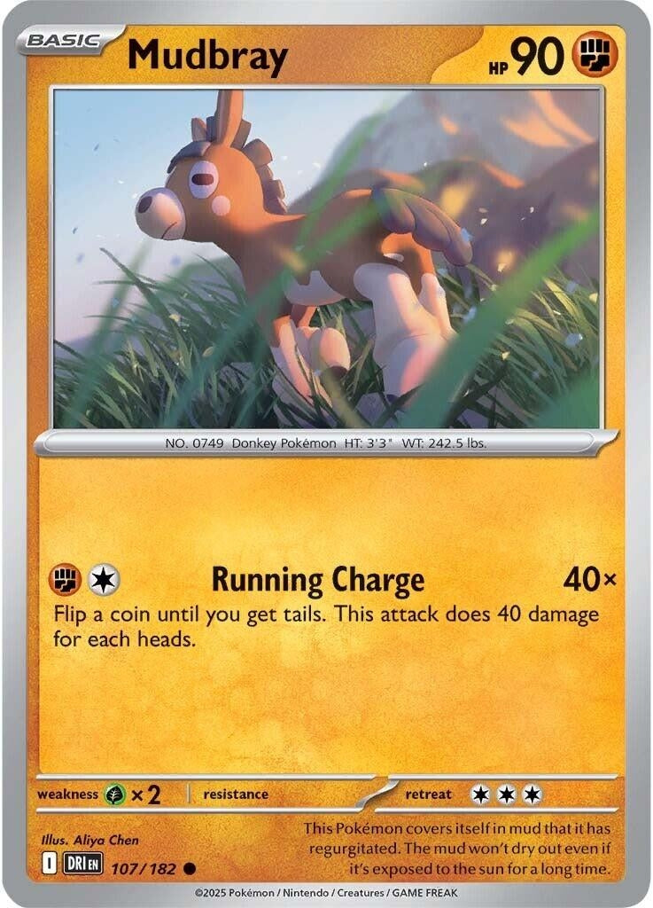 Image for Mudbray (107/182) [SV10: Destined Rivals] - Pokemon