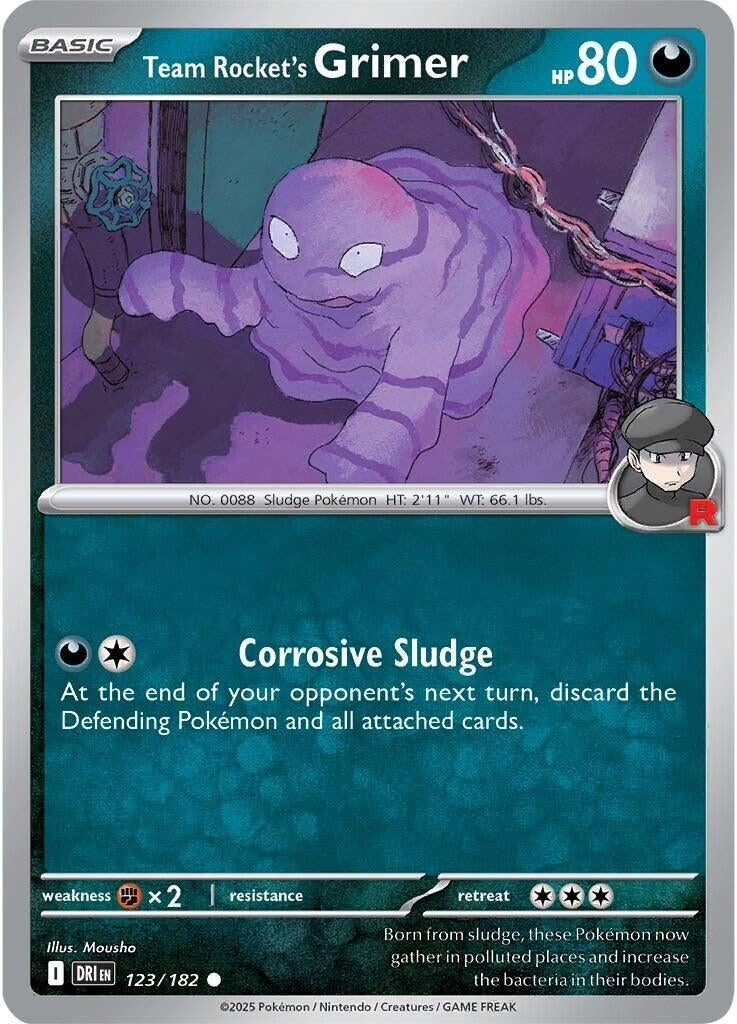 Image for Team Rocket's Grimer (123/182) [SV10: Destined Rivals] - Pokemon