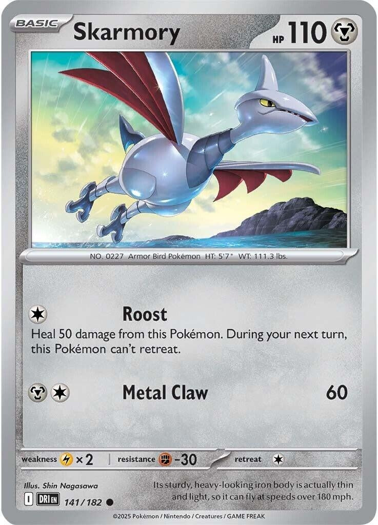 Image for Skarmory (141/182) [SV10: Destined Rivals] - Pokemon