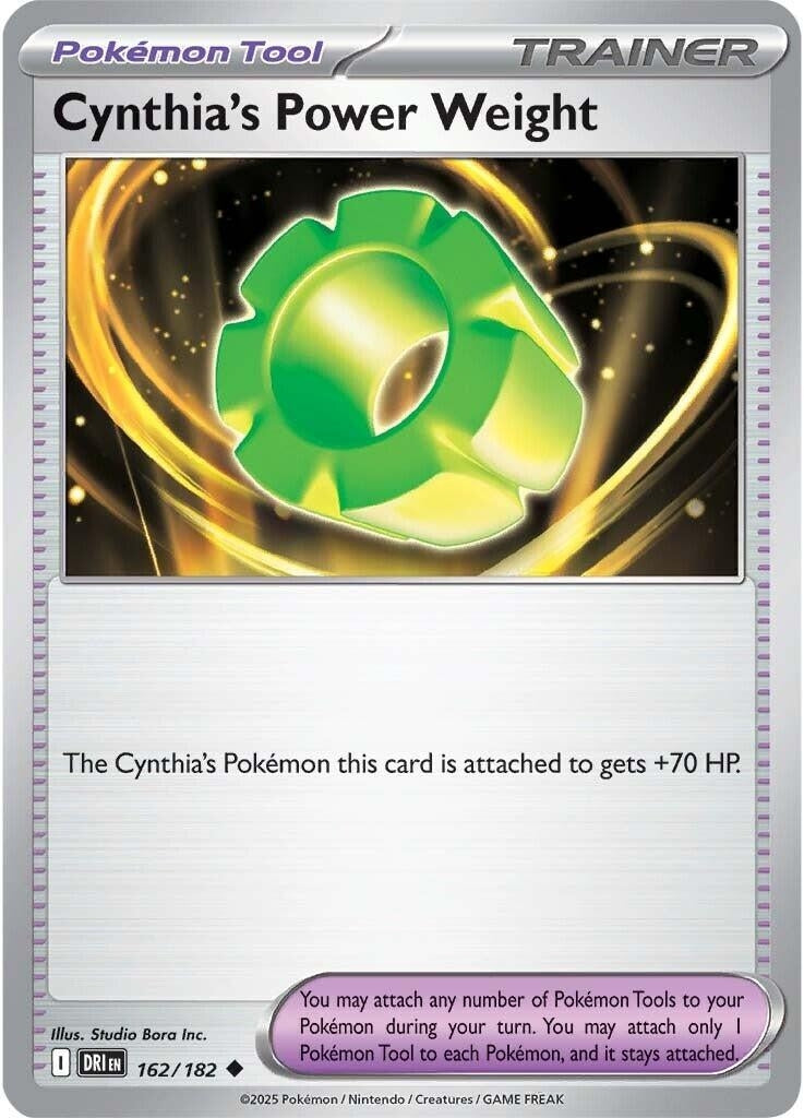 Image for Cynthia's Power Weight (162/182) [SV10: Destined Rivals] - Pokemon